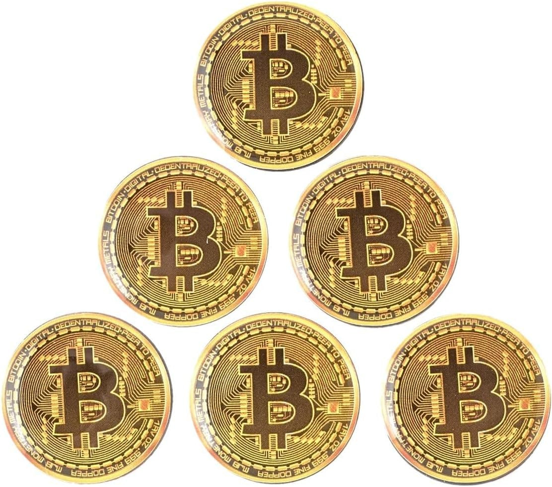 Bitcoin Golf Ball Markers Value Pack - Magnetic Hat Clip Accessories, 3 Pieces