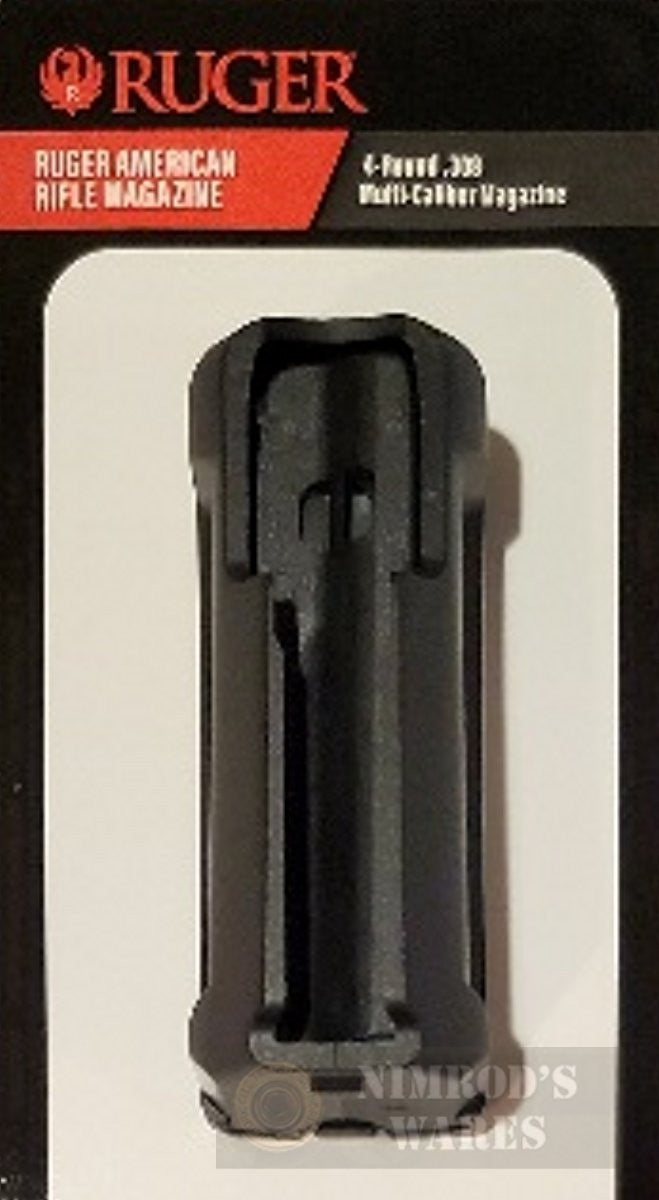 Ruger American Rifle Magazine .308/.243 Multi-Caliber 4-Round, Fast Ship