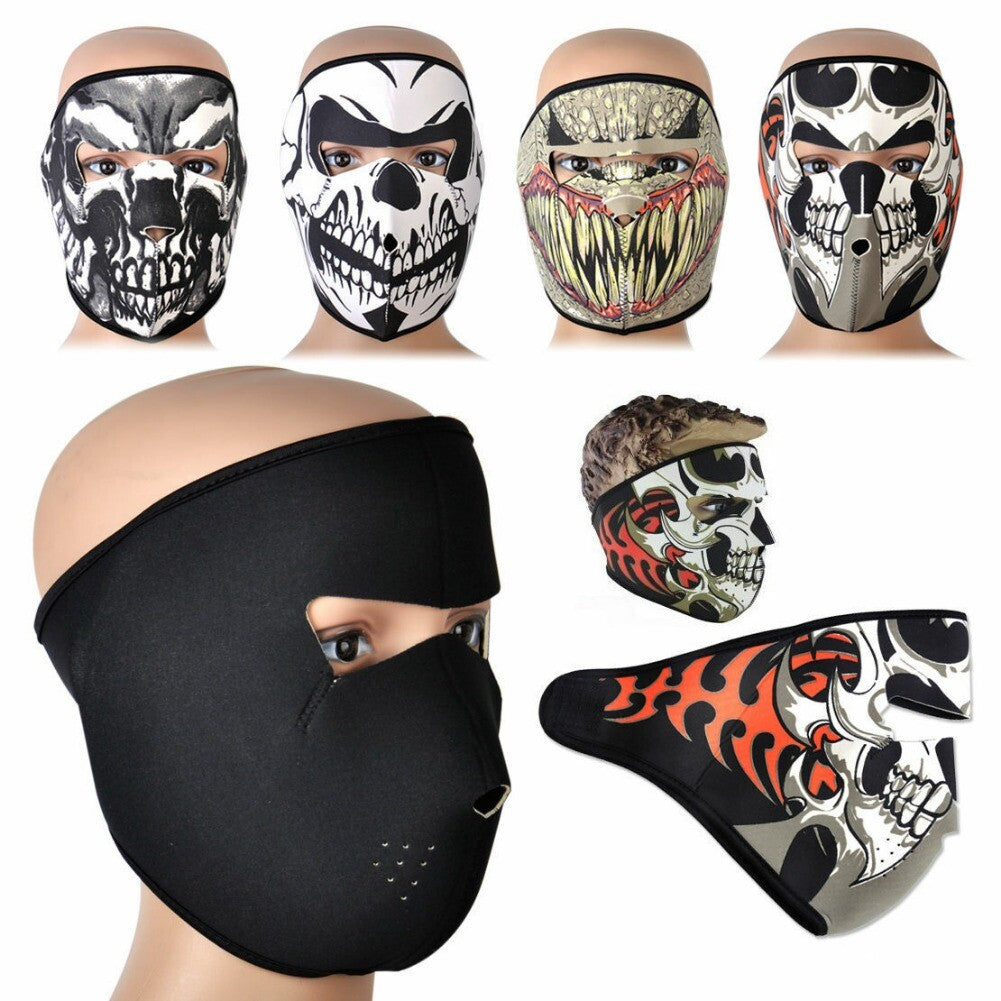 Neoprene Face Mask for Cycling Motorcycle Skiing with Character Pattern