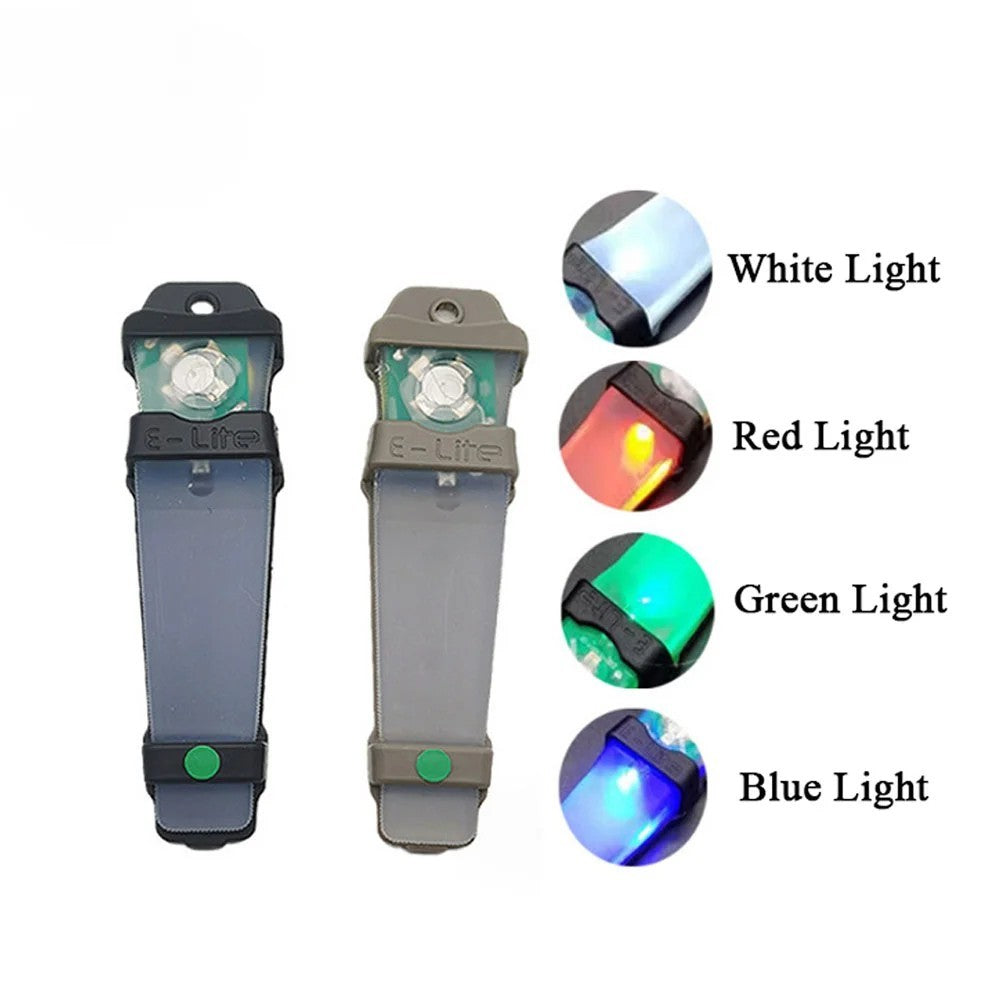 LED Helmet Signal Light with Clip-On Mount for Safety and Visibility