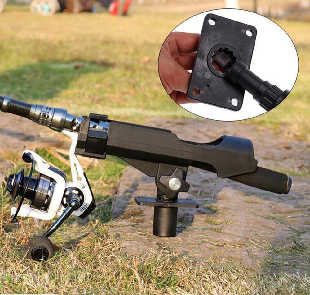 Adjustable Boat Fishing Rod Holder for Kayak & Marine Rail Mount