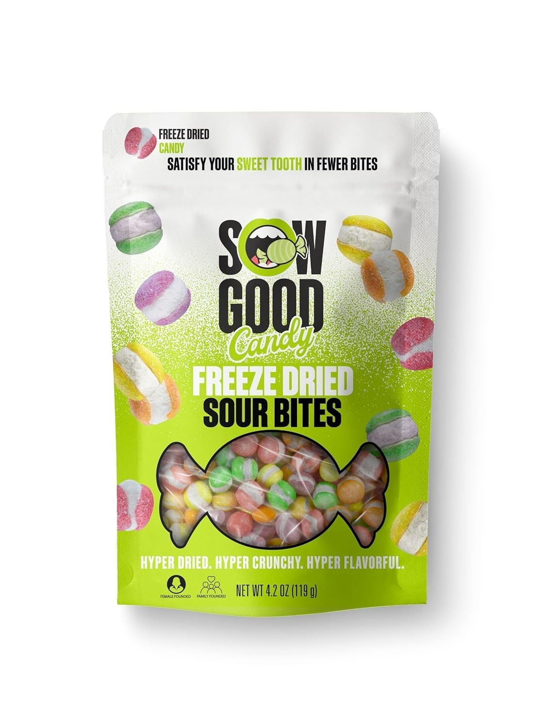 Freeze Dried Sour Candy Bites Bulk 3.15 Lb Snack Treats