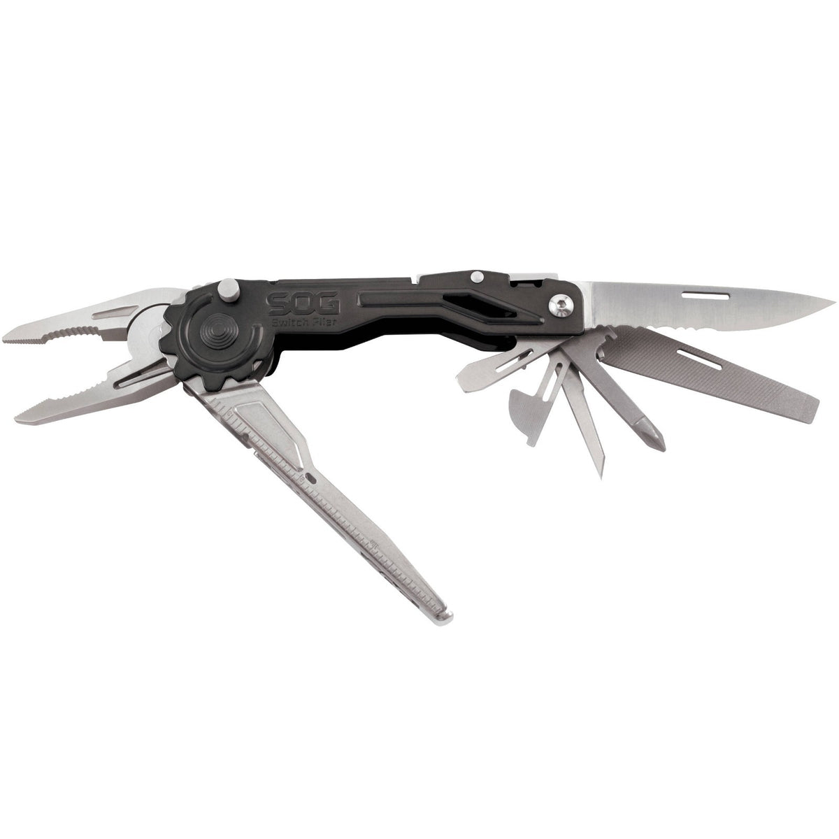 12-in-1 Multi-Tool Pliers with One-Hand Deploy - Portable EDC Tool