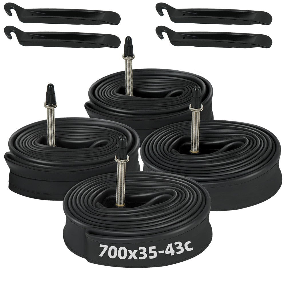 28-Inch Bicycle Inner Tube 700x35-43C with Presta Valve Set of 4