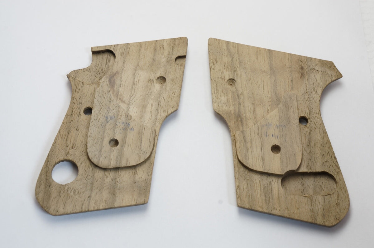 Custom Walnut Gun Grips for Beretta 950 Series - Handcrafted & Sanded
