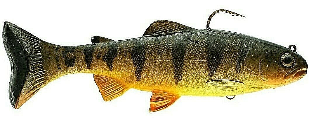 8-Inch Trout Swimbaits with Adjustable Rate of Fall - Realistic Lures for Freshwater Fishing