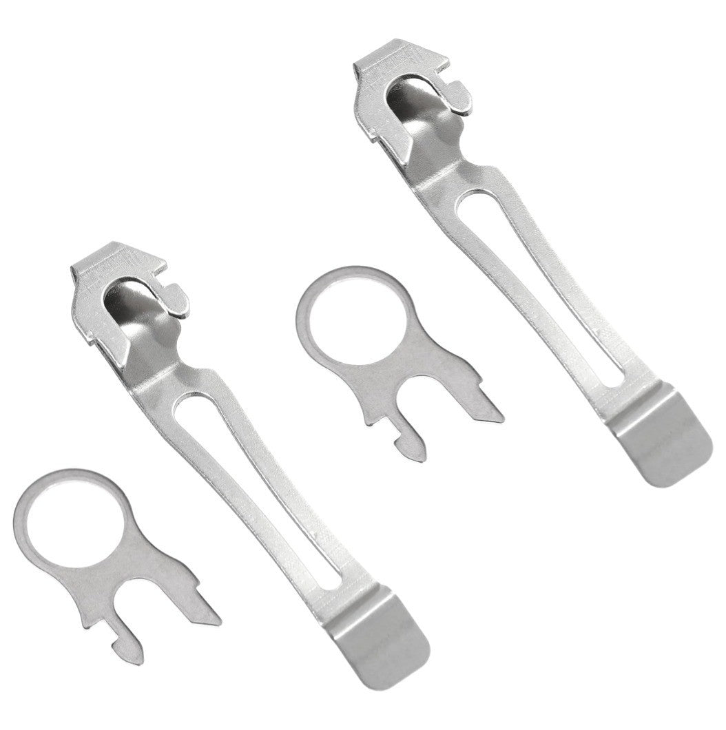 MultiTool Pocket Clips & Lanyard Rings for Leatherman - Stainless Steel Replacement Parts