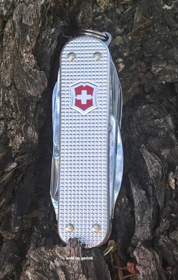 Victorinox Swiss Army Knife MiniChamp Silver Alox Multi-Tool