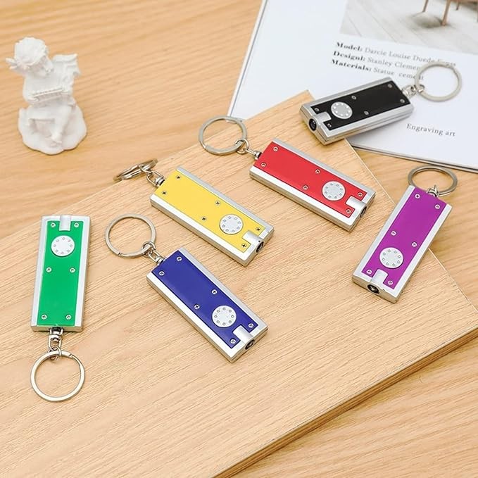 Mini Keychain Flashlight LED Light Bulk Pack for Outdoor Use