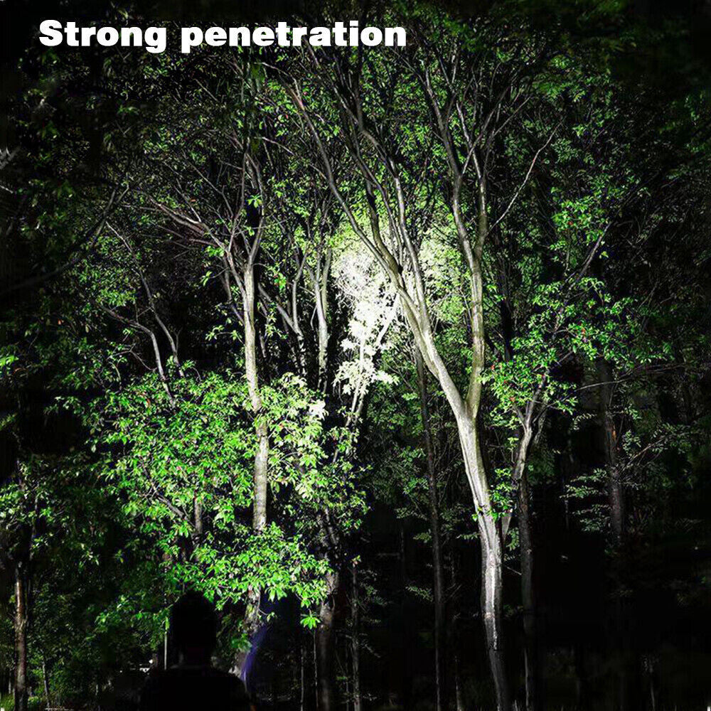 Rechargeable LED Tactical Flashlight 500m Waterproof Handheld Torch