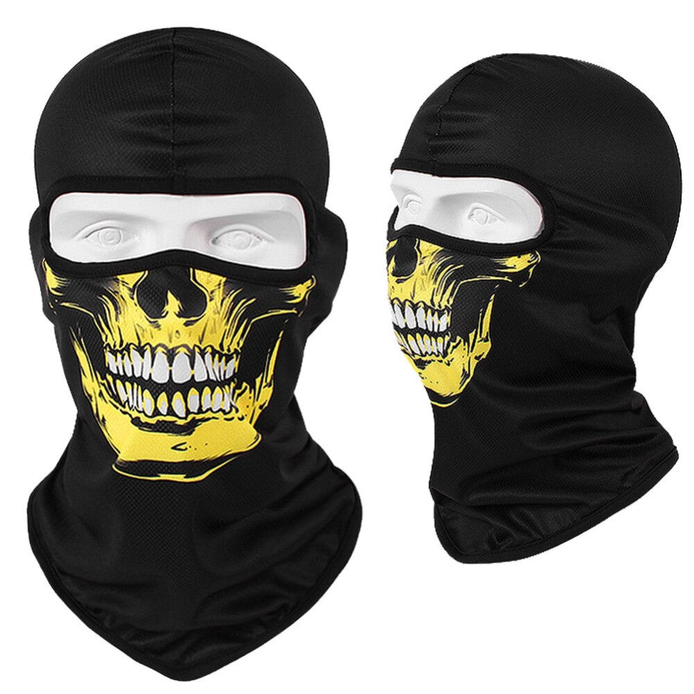 Full Face Mask Balaclava Ghost Skull Windproof Cycling & Tactical Hood