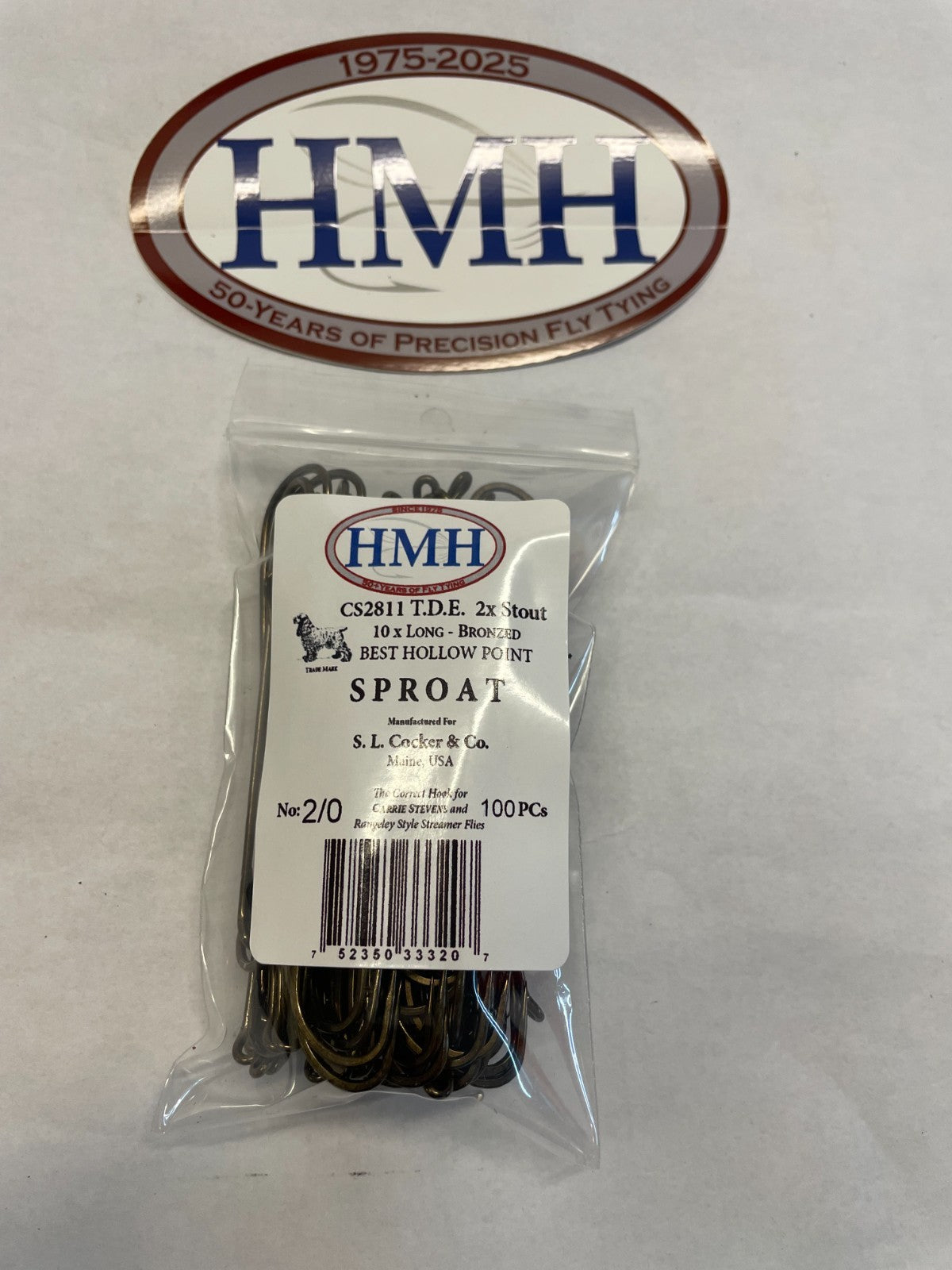 Fly Tying Hooks - Long Streamer, Carrie Stevens Style, 10 Pack