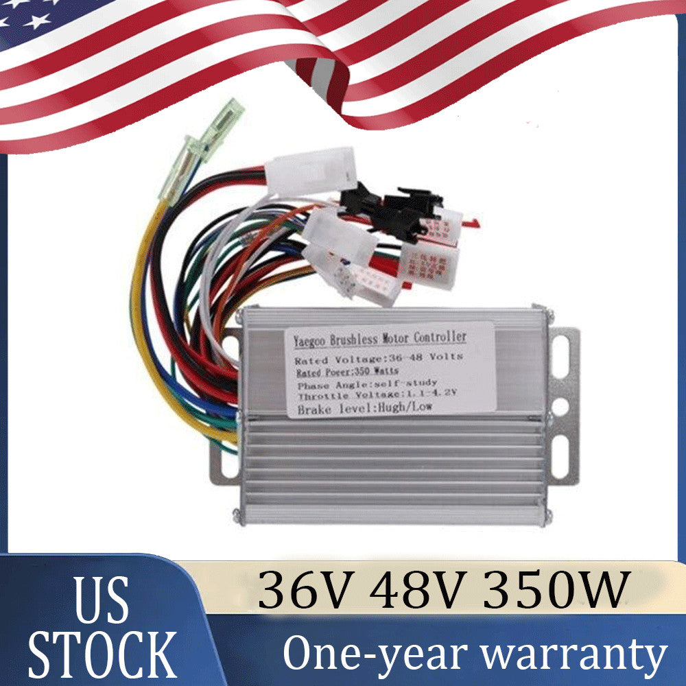 36V/48V 350W Electric Bicycle Motor Speed Controller for E-Bikes & Scooters