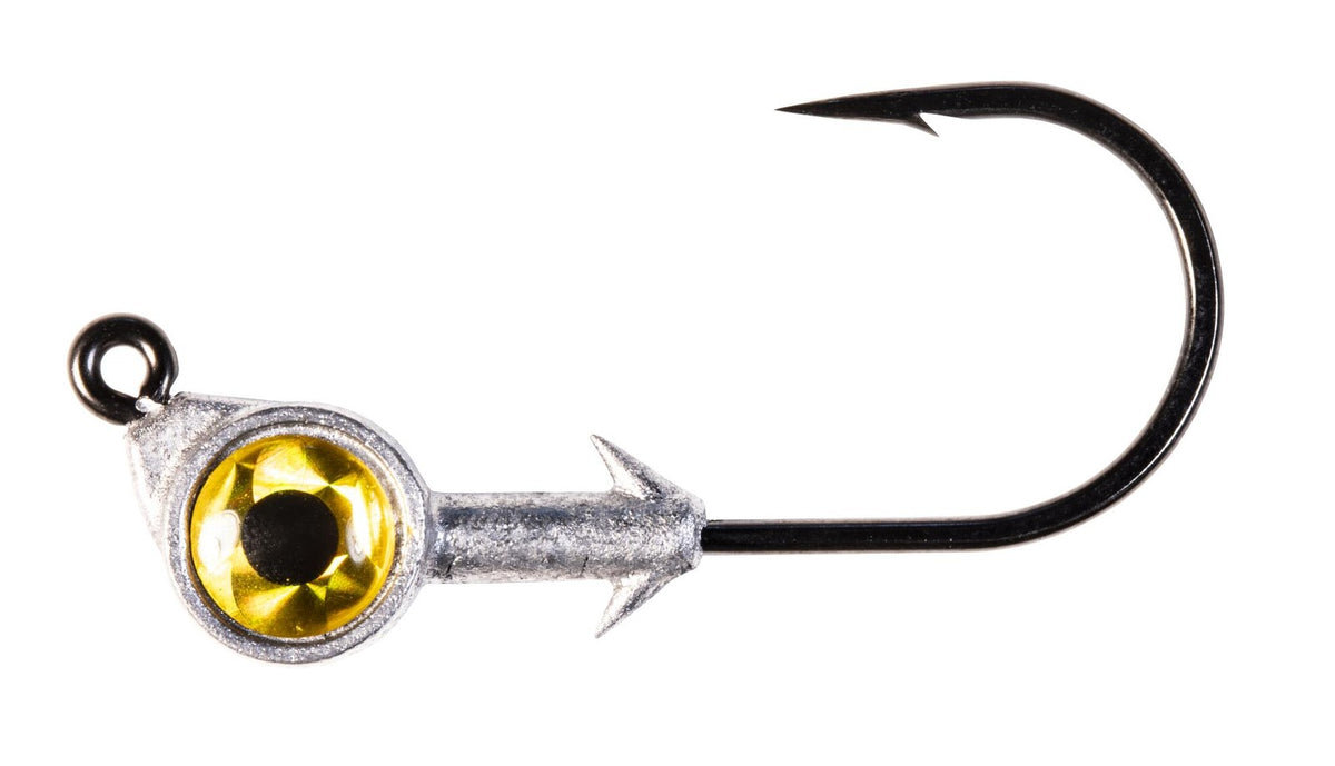 Fishing Jigheads with Eye for Swimbaits - 3 Pack, Multiple Weights & Colors