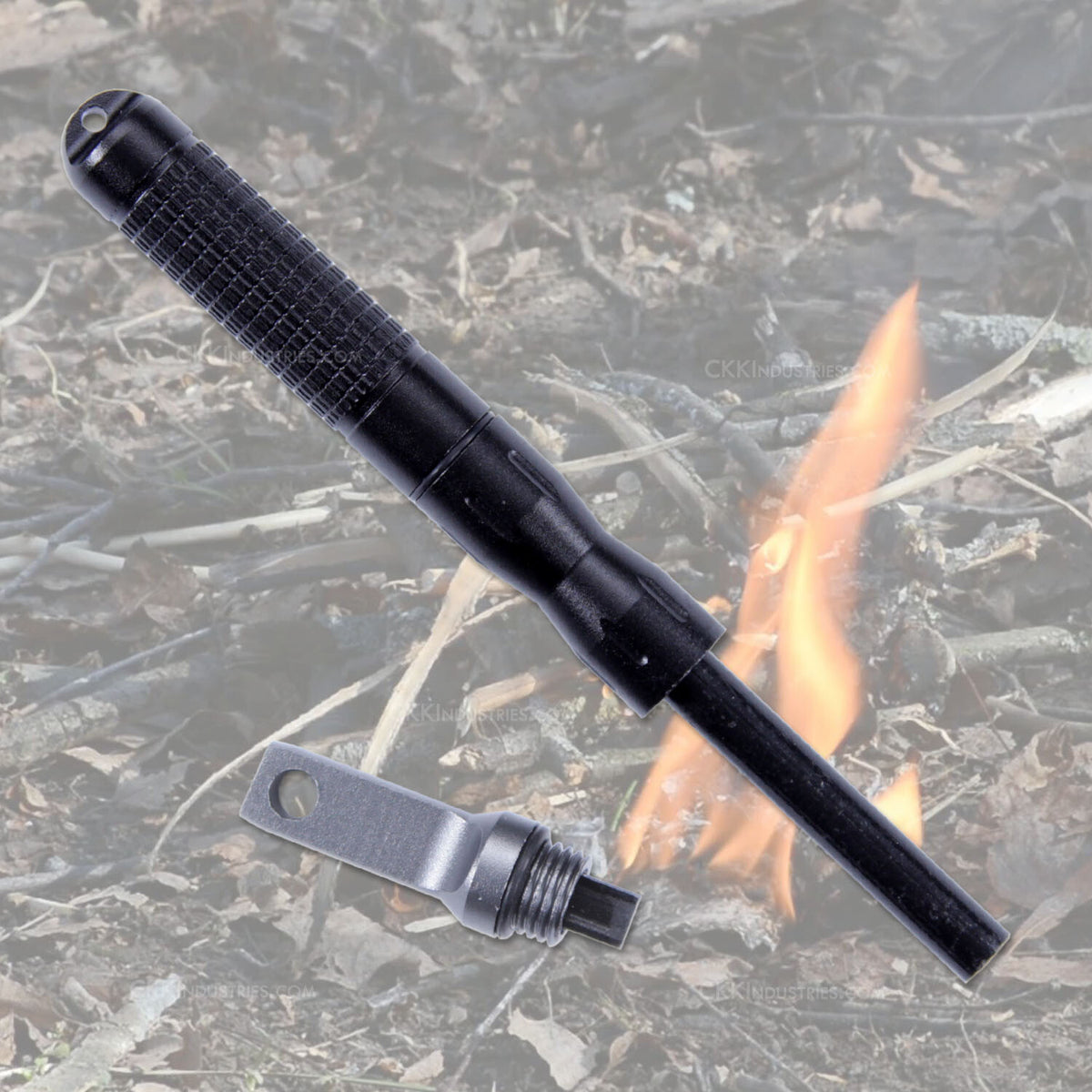 Fire Starter Kits with Lanyard - Ferrocerium for Camping, Survival, Power Outages