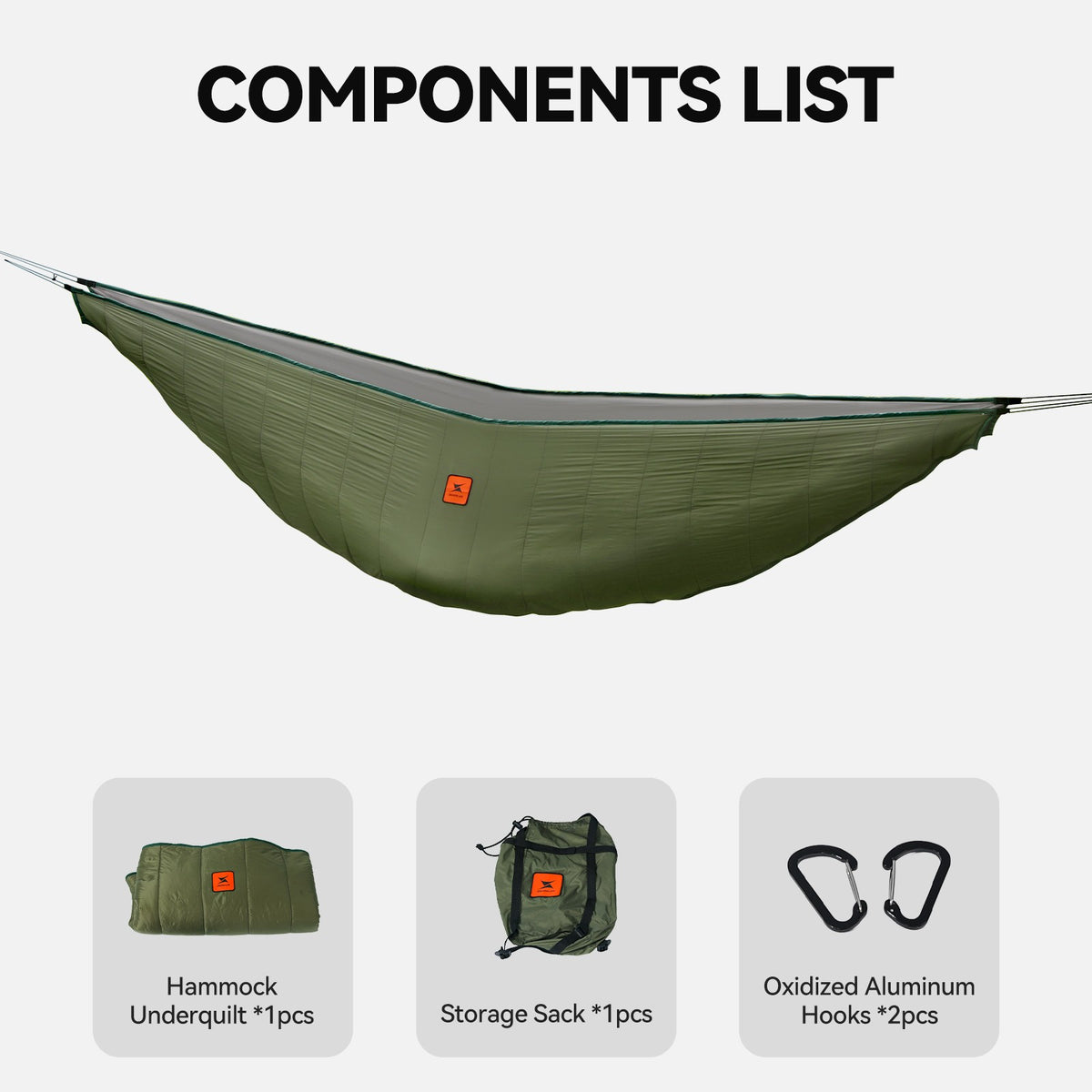 Camping Hammock with Mosquito Net Rainfly Under Quilt and Mat - Outdoor Gear