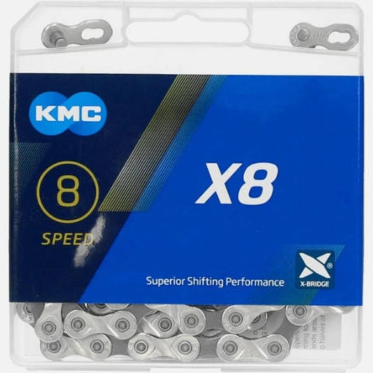 8-Speed Bicycle Chain 116mm for Shimano Drivetrain - EcoProteQ Series