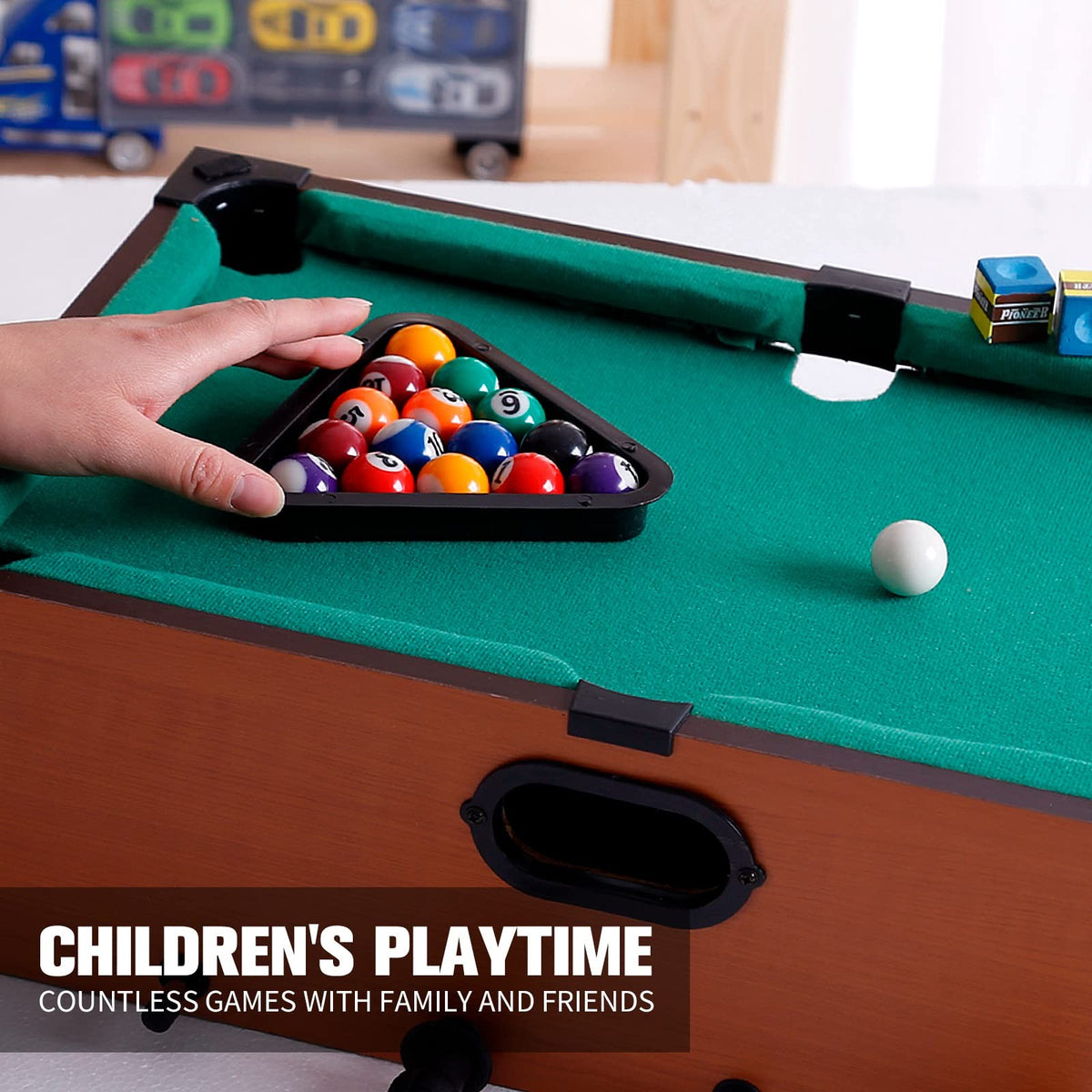16-Ball Complete Billiard Ball Set 1 1/2" for Indoor Pool