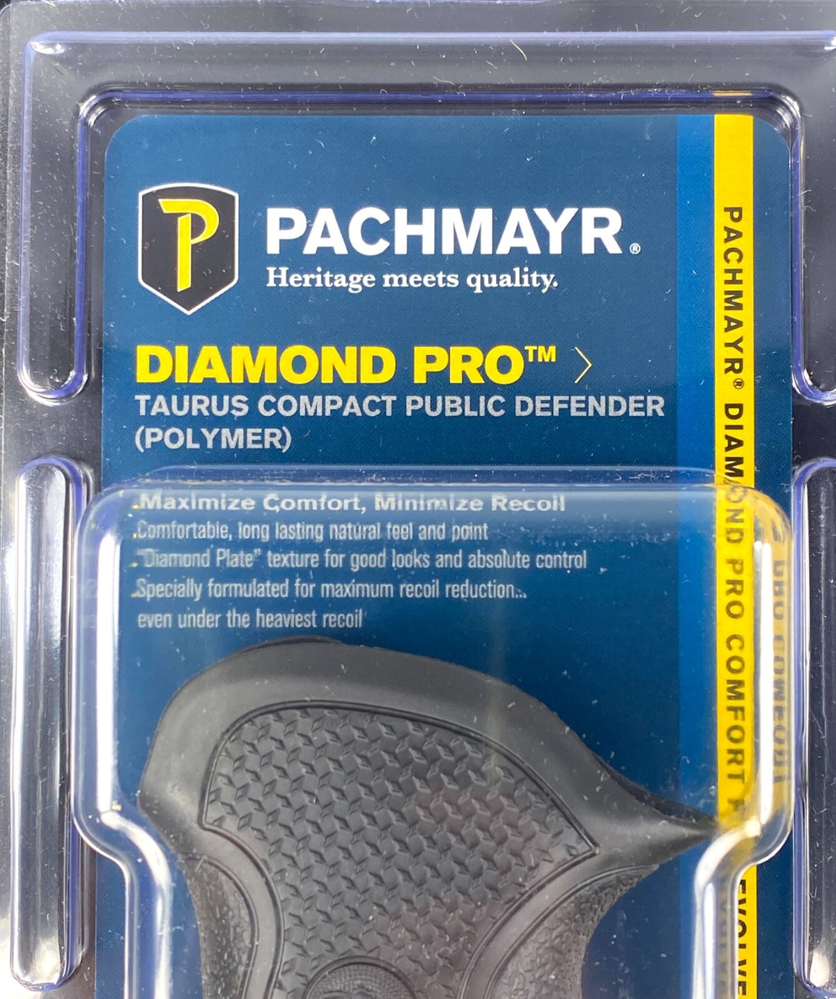 Recoil Reduction Grip for Taurus Public Defender Revolvers - Diamond Pro Series