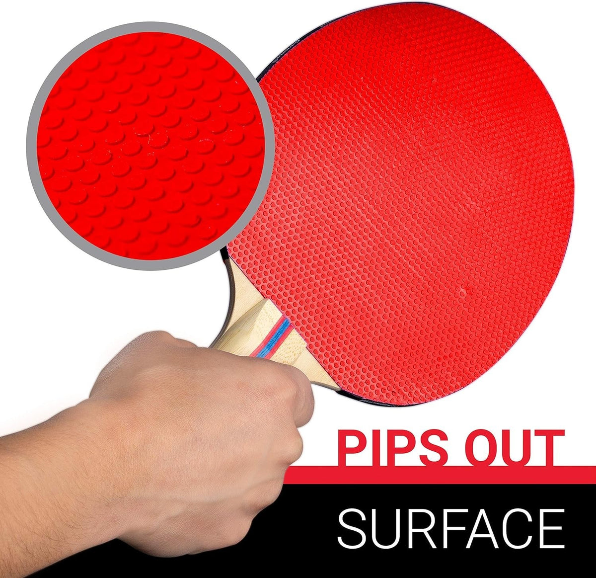 Franklin Sports Table Tennis Paddles Set with 3 Balls – 2 Player Boxed