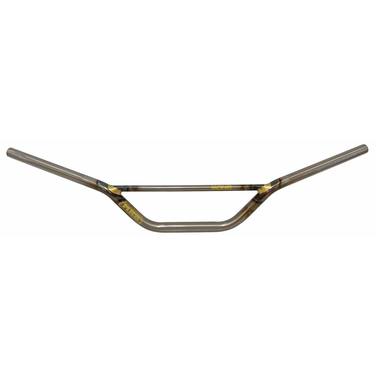 22.2mm BMX Steel Handlebar Replacement Bar - 805mm Raw Steel, 25° Back Sweep