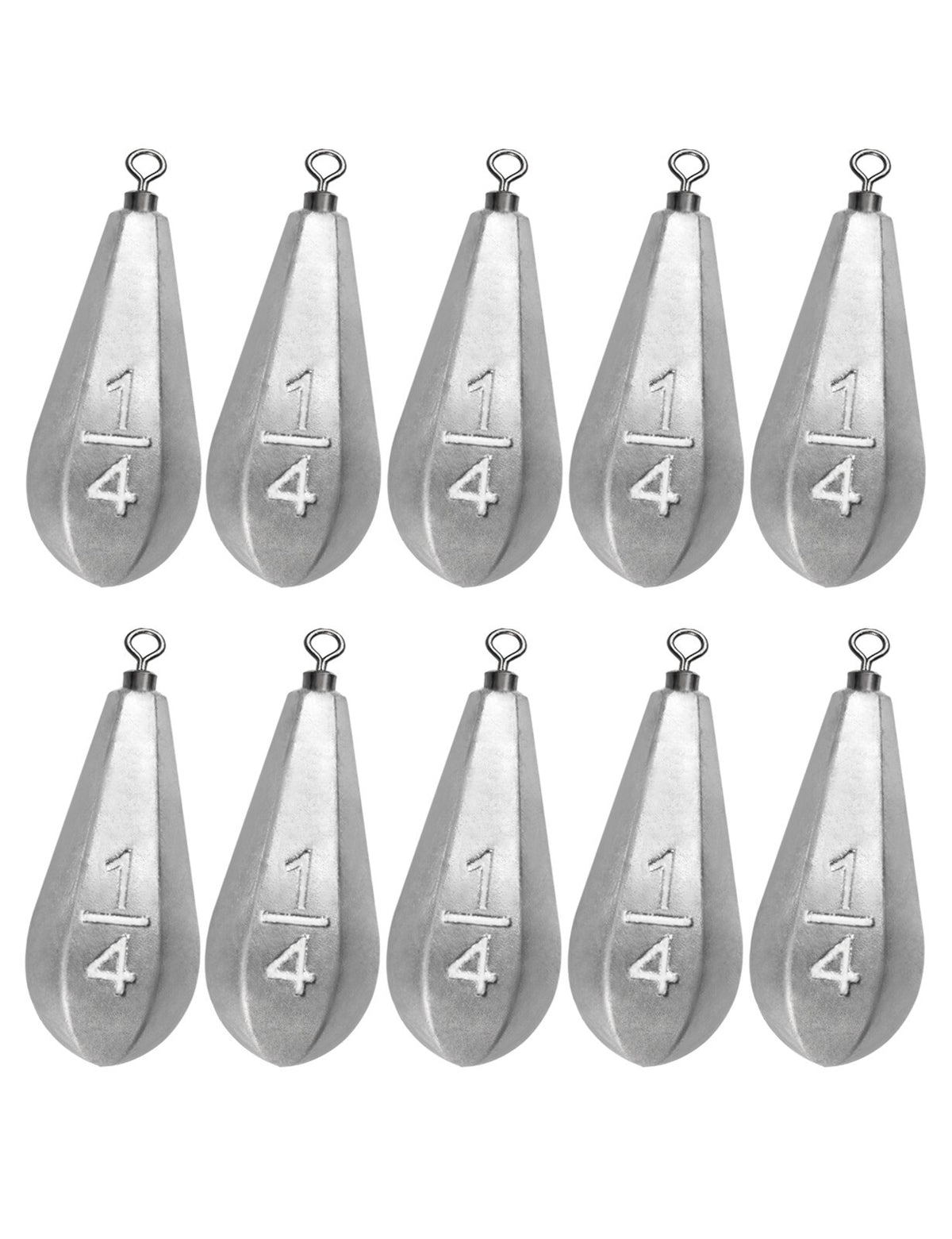 Saltwater Fishing Sinkers with Swivel for Deep Water Bottom Fishing - Multiple Sizes