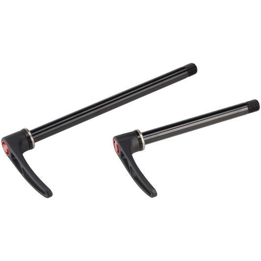 MTB & Road Bike Thru Axles Set - Aluminum Skewers with Ratcheting System