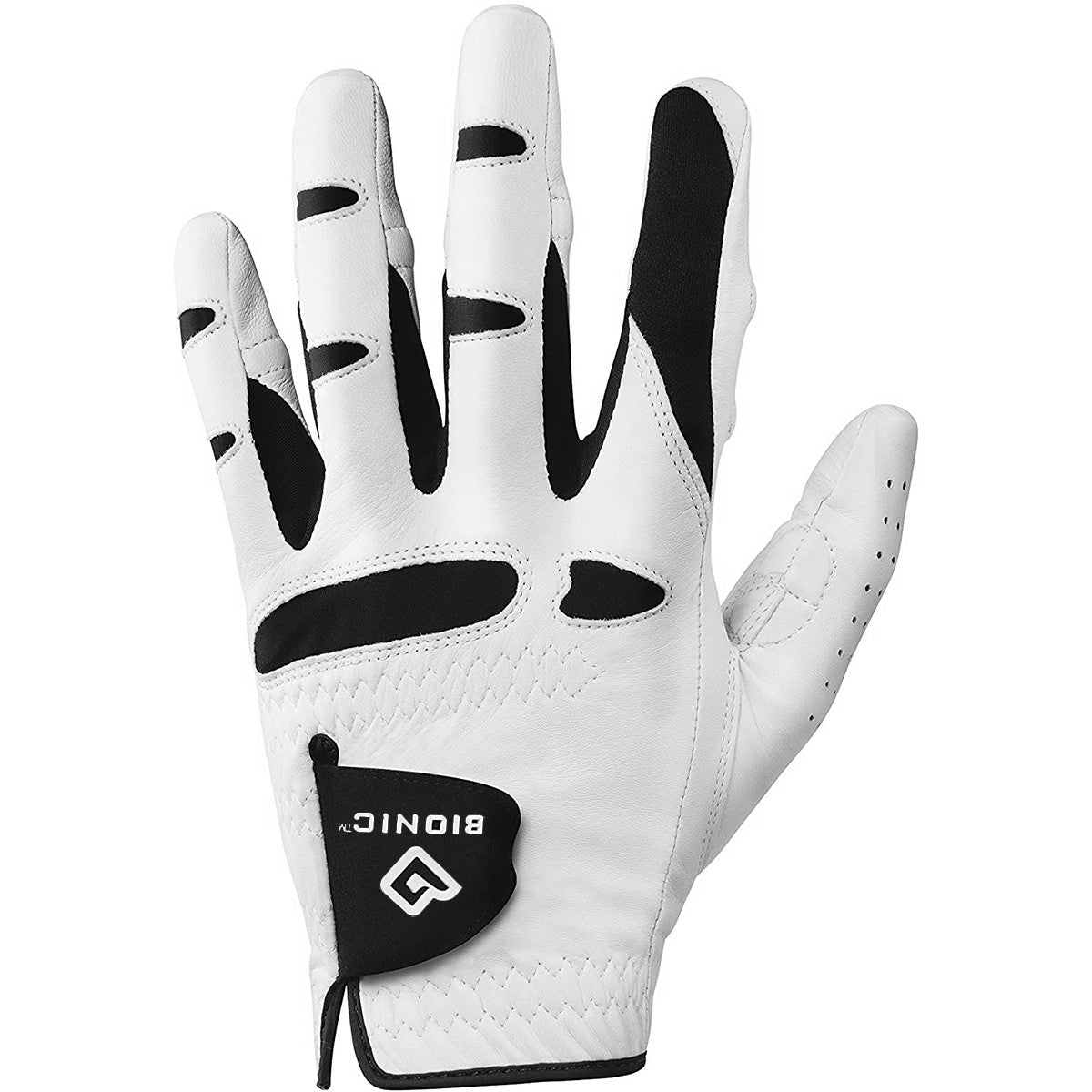 Men's Golf Glove Left Hand Grip Support Dual Expansion Zone White