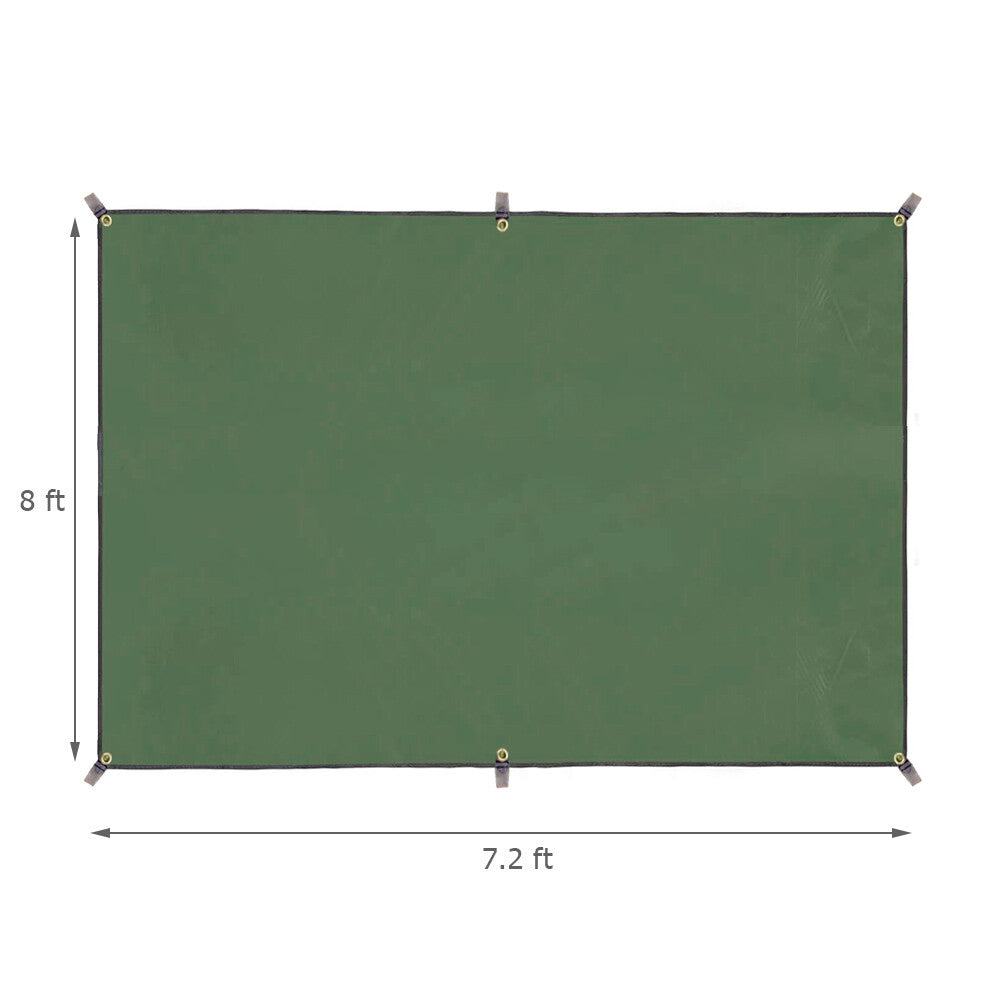 Waterproof Camping Tarp Tent Footprint Lightweight Ground Sheet Rain Fly 13'