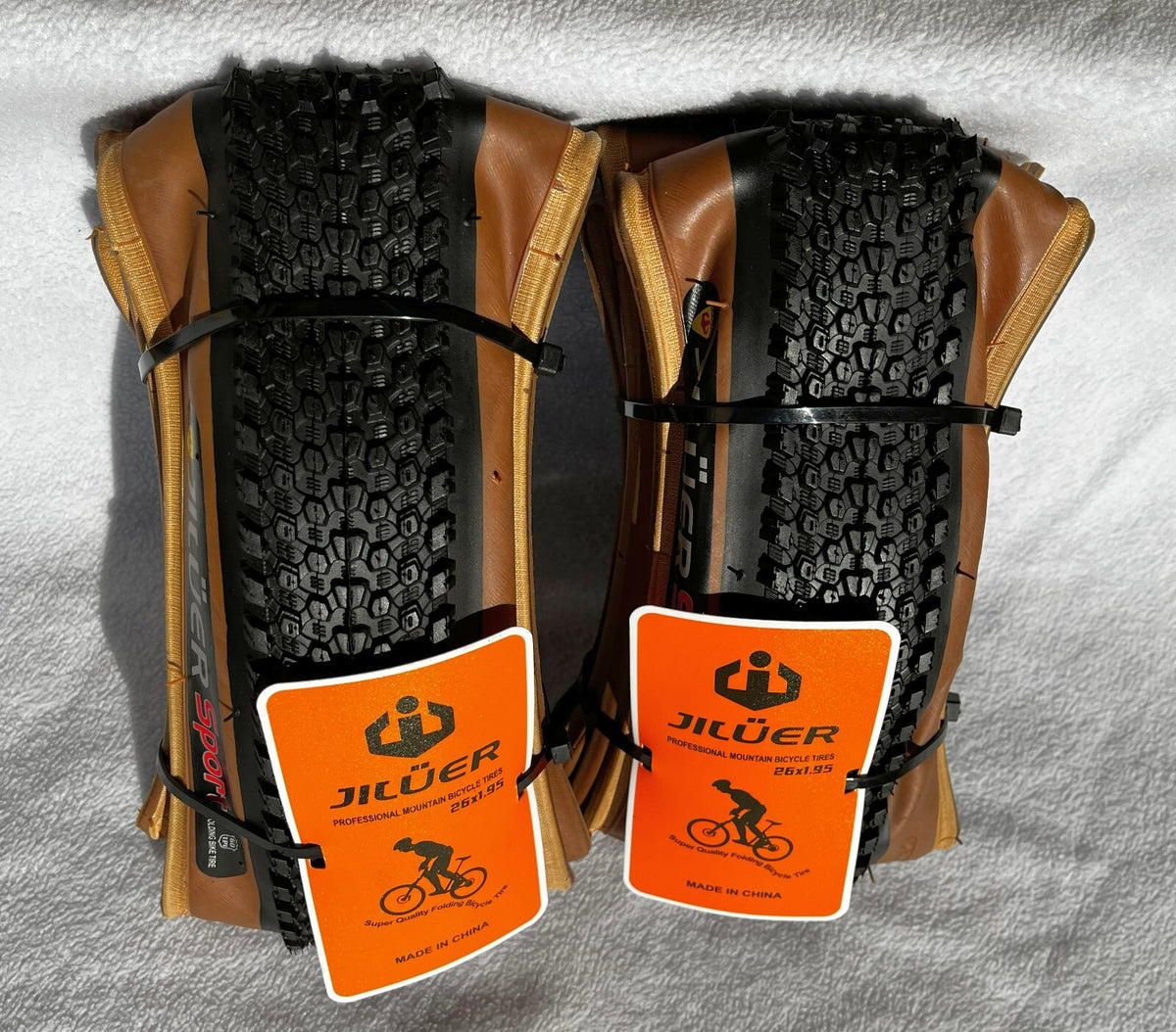 2 Pack Bicycle Tires - 26x1.95, 26x2.25, 27.5x2.10, 29x2.20 | Mountain Bike Tires