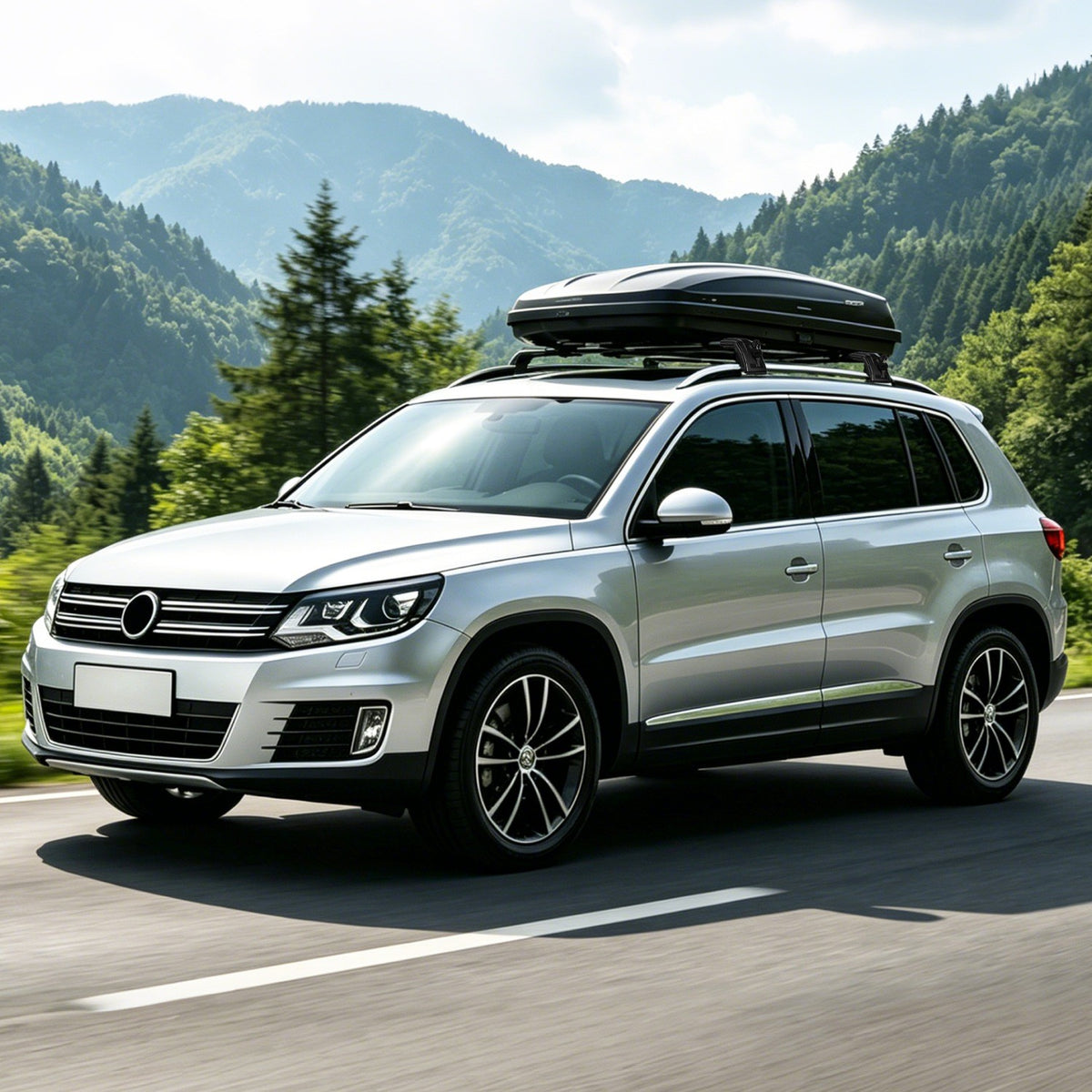 Roof Rack Cross Bars for Volkswagen Tiguan & Taos 2018-2026 - Heavy Duty Aluminum