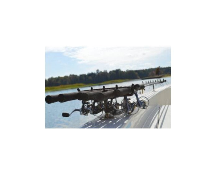 Fishing Rod Holder Rack for 8 Rods - Wall Mount Storage Organizer