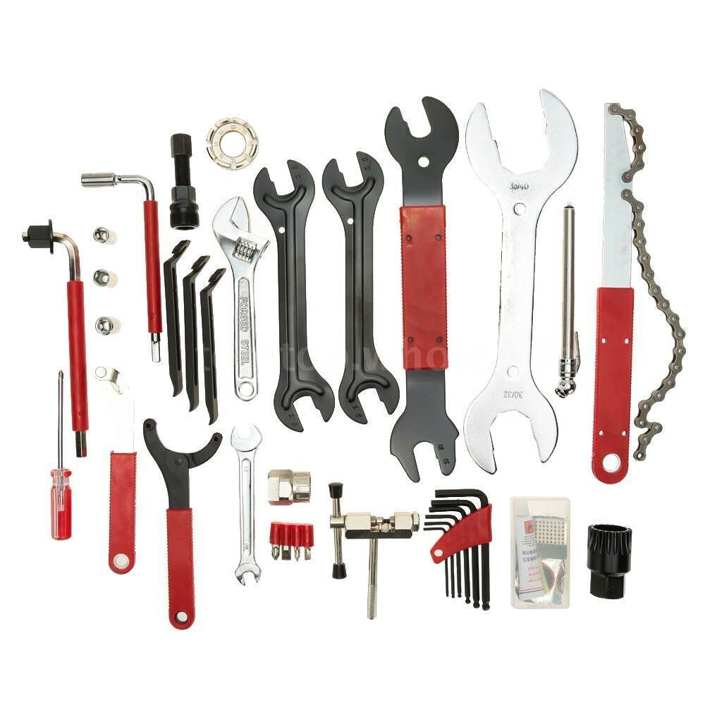 44-Piece Bicycle Repair Tool Kit for Home and Cycling Maintenance