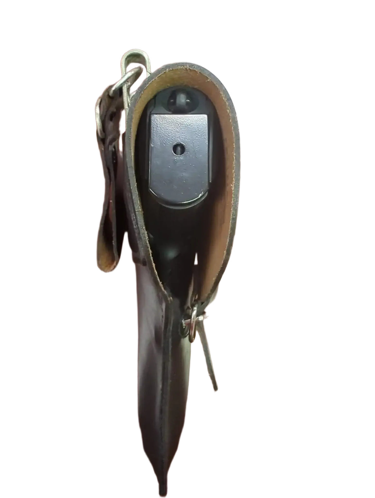 Italian Army Leather Holster for Beretta 92FS & Similar Large-Frame Pistols - Black
