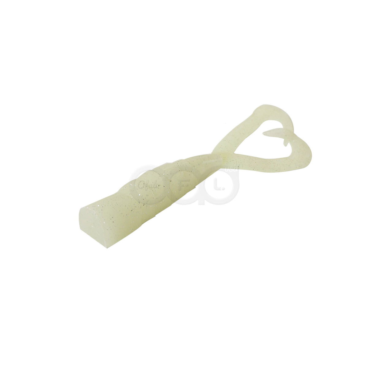 Glow in Dark Twin Tail Soft Plastic Fishing Lures 6 Pack - 7 Inch