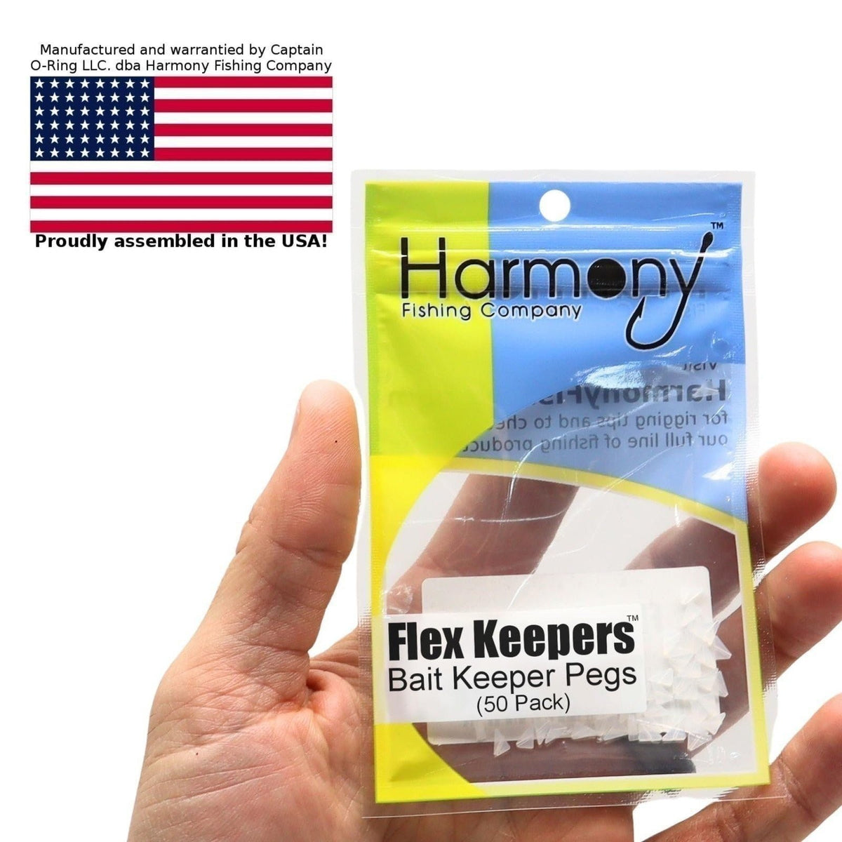Flexible Bait Keepers for Fishing Hooks - 50 Pack, Adjustable & Reusable