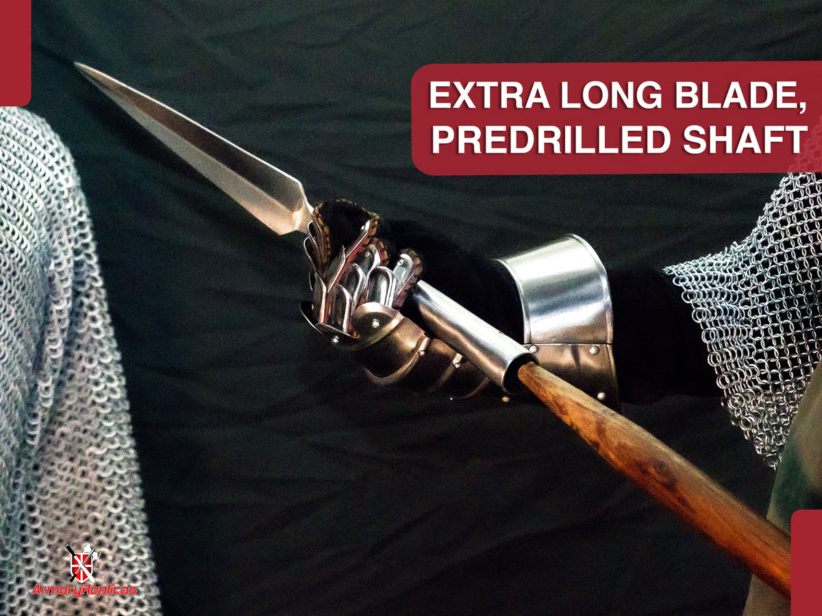 Medieval Hand Forged Spear Head Collection with Multiple Styles