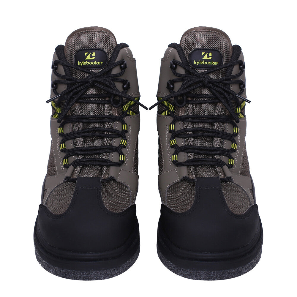 Fishing Wading Boots with Felt Sole - Breathable Quick-Dry Waders Shoes for Hunting & Fishing