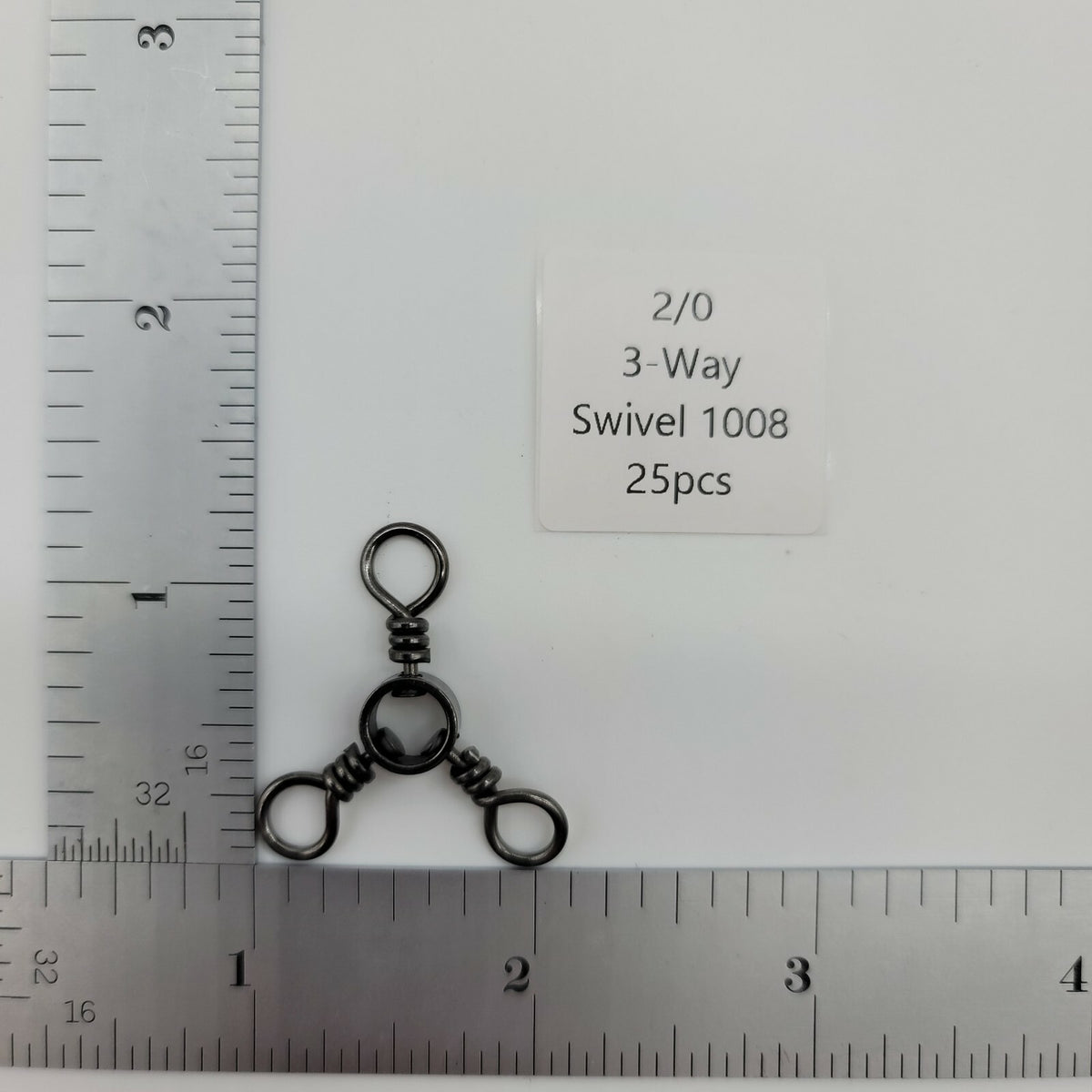 Stainless Steel Three Way Swivels Pack of 25 - Fishing Tackle Hardware