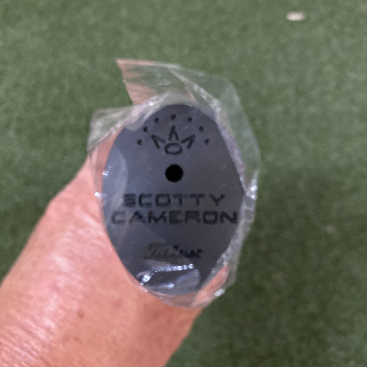 Small Putter Grip for Golf Clubs - Authentic Scotty Cameron Black Matador