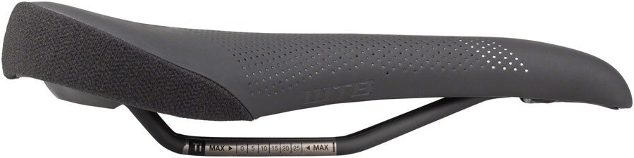 Mountain Bicycle Saddle with Titanium Rails, Microfiber Cover - 150mm Wide