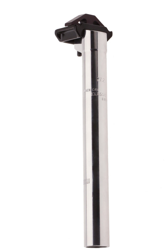 Road Bicycle Seatpost 27.2mm x 165mm Aluminum Alloy Silver