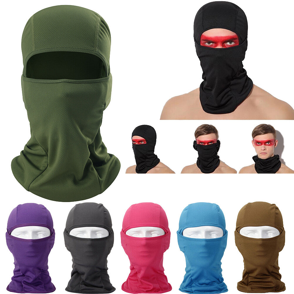 Full Face Motorcycle Cycling Mask Balaclava Headgear - 1/3 Pack