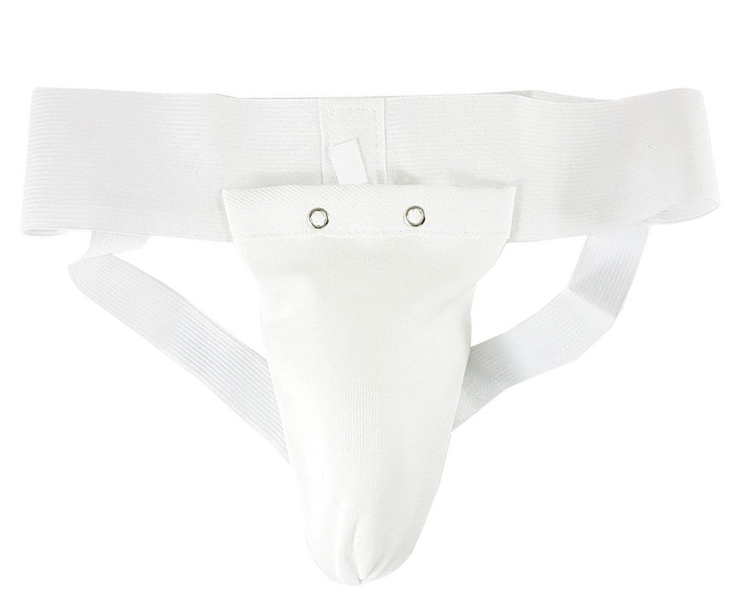 Martial Arts Groin Guard Protector with Removable Cup - Unisex Boxing, Judo, BJJ, TKD