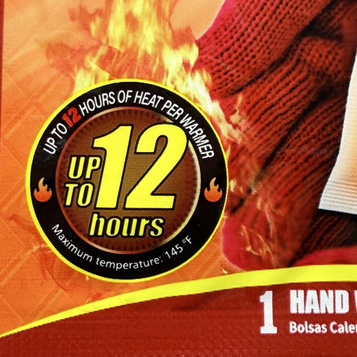 Reusable Hand & Body Warmers for Outdoor Activities - 12 Hours Heat, Pairs