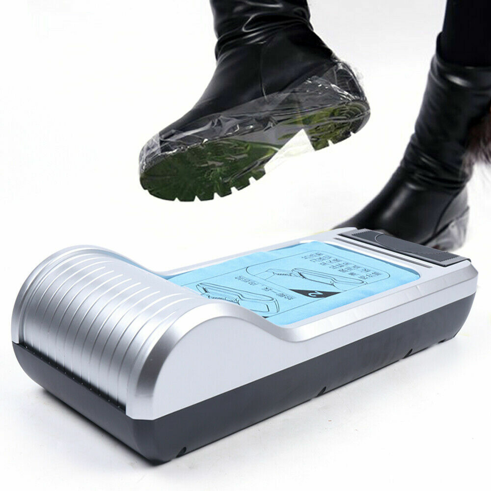 Automatic Shoe Cover Dispenser Machine with 300 Disposable Films - Household