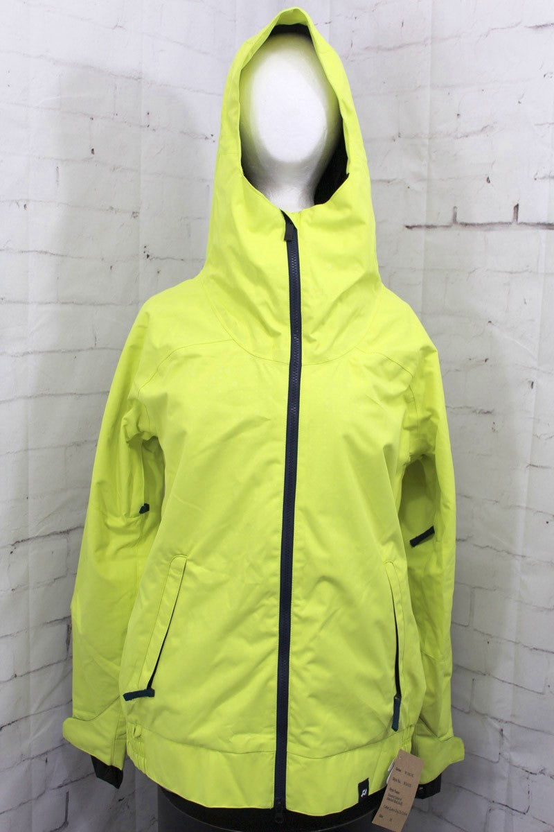 Women's Snowboard Shell Jacket - Waterproof & Breathable Ski Coat, Lemon Drop Yellow