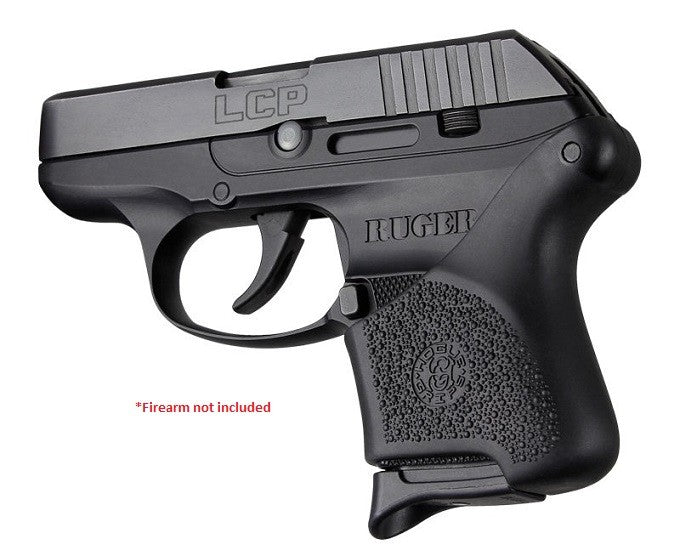 Pistol Grip Rubber Sleeve for Ruger LCP 380ACP Handgun - Black