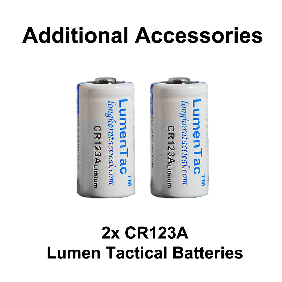 Tactical Flashlight 1100 Lumens with Holster & Batteries - Compact & Waterproof