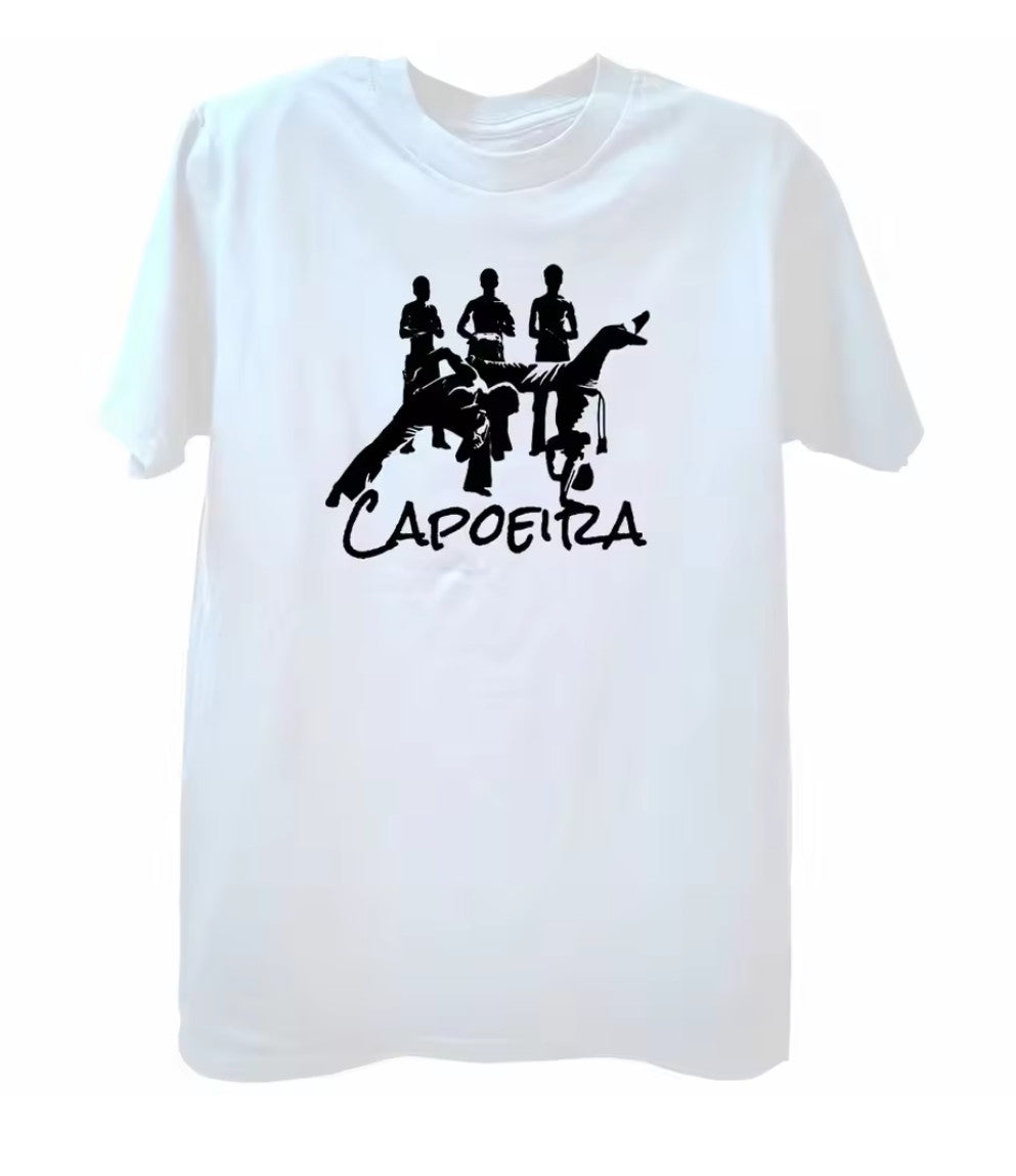 Comfortable Cotton Brazilian Capoeira T-Shirts for Practice & Casual Wear